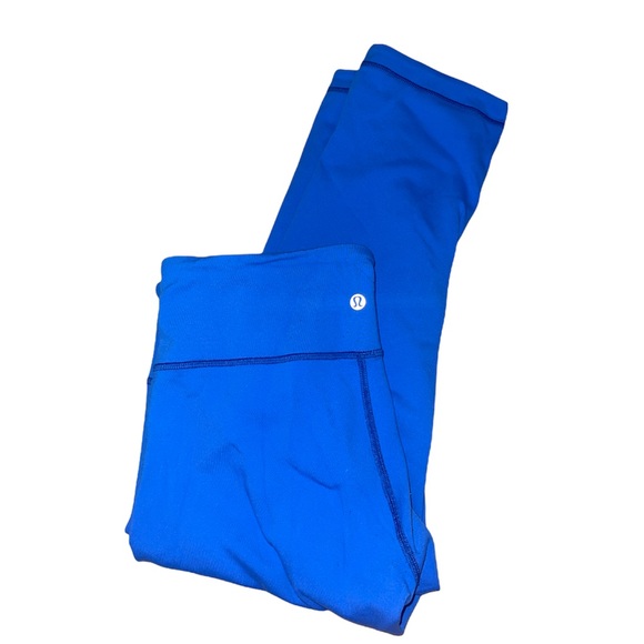 lululemon athletica Pants - Lululemon ocean blue cropped leggings SOLD ON OTHER APP